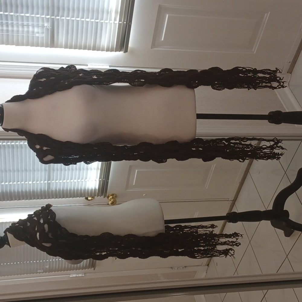 $4 Add-on Brown Knit Scarf/Wrap
